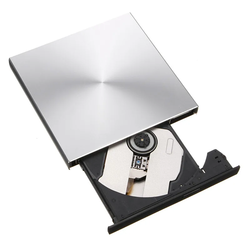 

Aluminum Alloy Thread USB 3.0 USB 2.0 External DVD RW Drive Player CD-ROM 3 External Mobile Recorder for Laptops PC