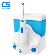 Ирригатор полости рта CS Medica AquaPulsar OS-1, Эффективная очистка труднодоступных мест полости рта, Два пульсирующих режима работы, Плавный регулятор мощности водного потока, Возможность крепления к стене