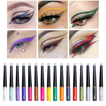

16Color Waterproof Matte Nude Liquid Eyeliner Eye shadow Pen Makeup Long-lasting Pearlescent Eyeliner Pen Beauty Cosmetics TSLM1