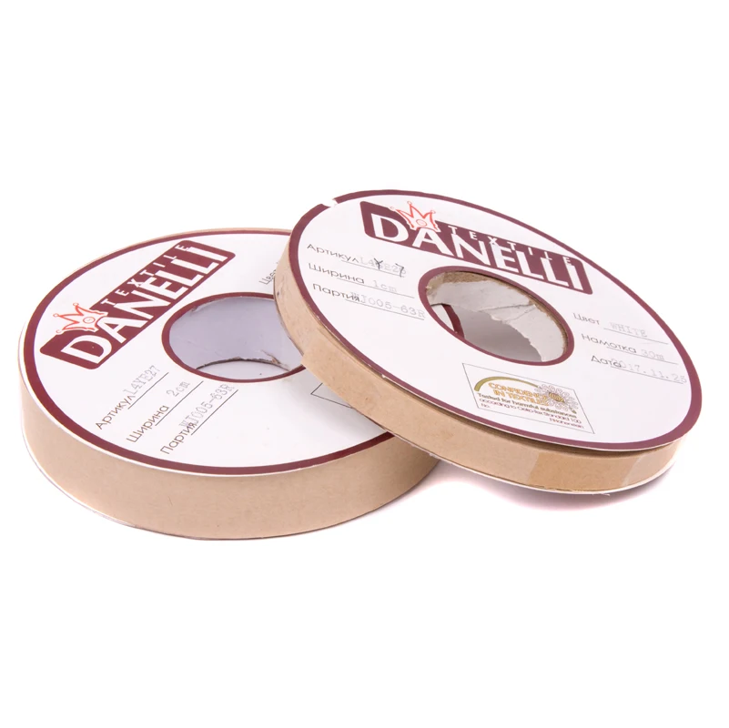 

10mm or 20 mm White Adhesive Single-sided Tape woven L4YE27, 30 meters per roll,reinforced strong sewing technological tape DIY