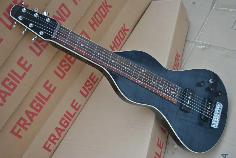 6 Strings Hawaii guitar lap steel gray electric guitarin Guitar from