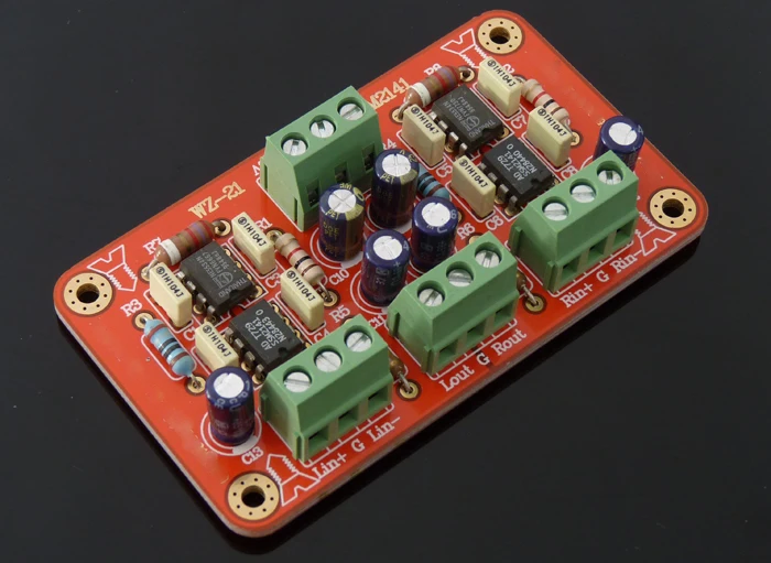WZ-21 Assembled SSM2141 Balanced Unbalanced board (Balance input output unbalance) Based on Sonic Frantiers preamplifier circuit WZ-21 Assembled SSM2141 Balanced Unbalanced board (Balance input output unbalance) Based on Sonic Frantiers preamplifier circuit