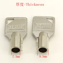 B130 7,3 мм дом заготовки ключей для двери слесарные принадлежности болванки ключей 10 шт./лот