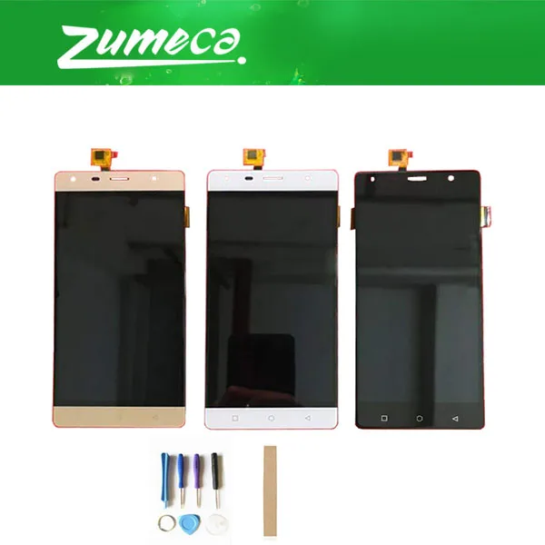 

High Quality 5.5 Inch For Vertex Impress Style LCD Display Screen+Touch Screen Panel Assembly Black White Gold Color + Tape&Tool