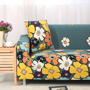 

Floral Geometric Elastic Stretch Sectional Furniture Sofa Covers funda sofa Couch Corner Cover Case Armchair 1/2/3/4 Seaters