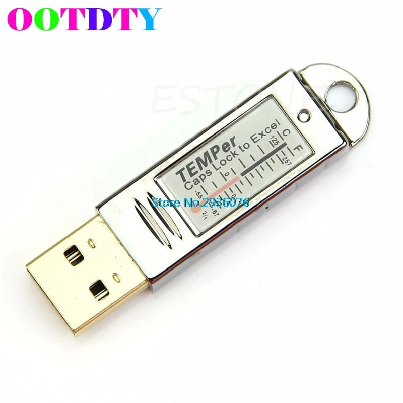 

OOTDTY USB Sensor Thermometer Tester Temperature Data Logger Tester For PC Laptop Mac Computer MY9_25