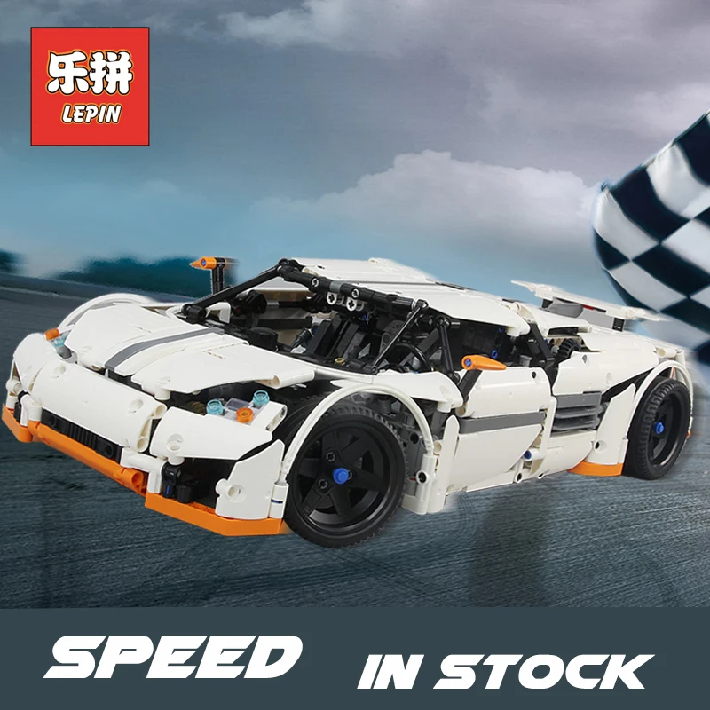 

Lepin Technic Series 20052 the Predator Supercar Set MOC DIY Model Speed Racing Car Building Blocks Bricks Children Toy Gift
