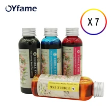 OYfame 7 набор 4*100 мл пищевые чернила безопасные Съедобные чернила для Кофе Торт капучино шоколадная печатная машина для Cannon струйный принтер