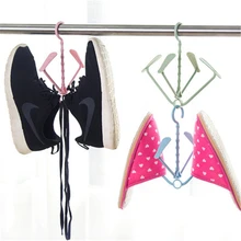 1631 Балконный пластиковый ветрозащитный крюк стержни креативная напольная сушилка для обуви многофункциональная для обуви Полка T