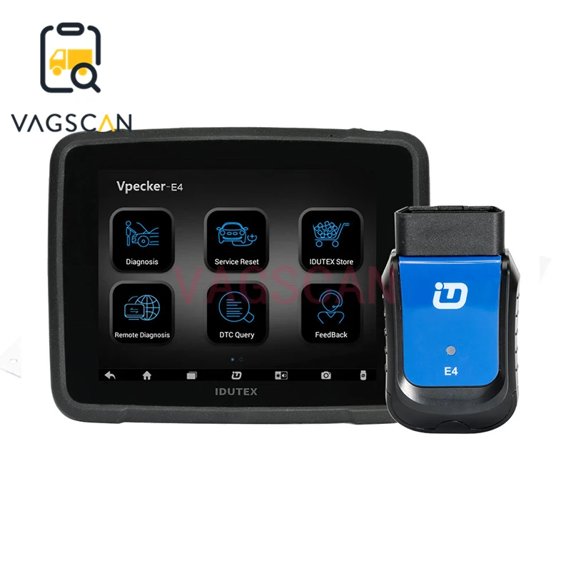 Vpecker E4 OBD2 Wifi/Bluetooth OBD 2 Автомобильный сканер+ 8 дюймов Android Vpecker планшет диагностические инструменты