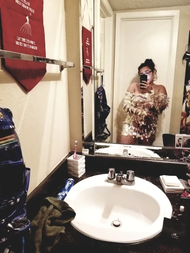 'Start The Show' Festival Sequin Dress photo review