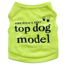 New Hot Soft Doggyzstyle Olive Green Shirt Sleeveless Shirt Miniature Pinscher Puppy Clothes Supplies Animal Pattern E