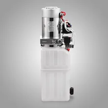 Гидравлический насос 6 Quart двойной действующий гидравлический насос 12 в пластиковый резервуар для самосвал с дистанционным управлением