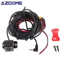 AZDOME Auto Videocamera vista posteriore 2.5mm (4Pin) martinetti Porta Video Porta Con Visione Notturna LED Per GS63H M06 DVR Video Recorder Impermeabile