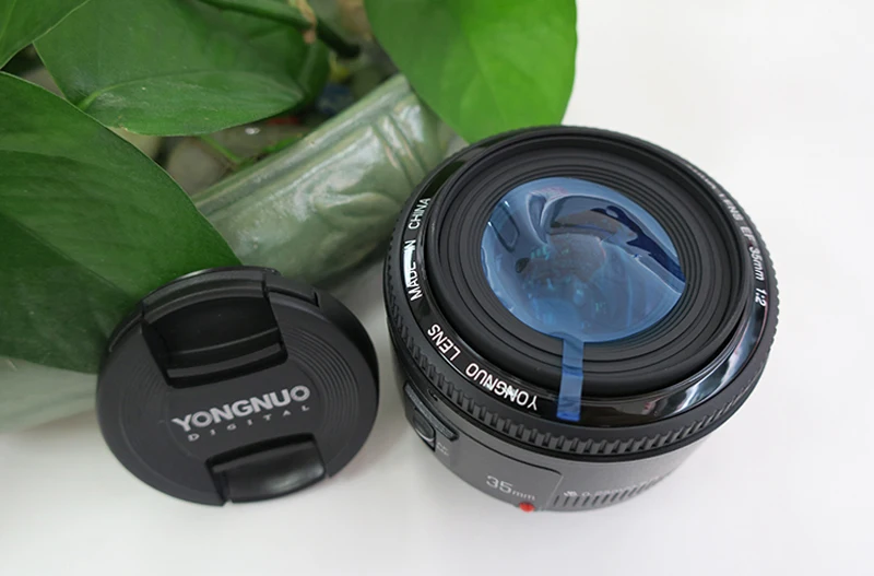 YONGNUO YN 35 мм F2 объектив камеры для Nikon Canon EOS YN35MM объективы AF MF широкоугольный объектив для 600D 60D 5DII 5D 500D 400D 650D 6D 7D