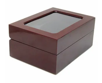 

5 Holes Wooden Display Box Case for Championship Ring