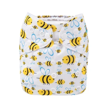 

50pcs per Lot 2020 New Printed Cloth Diapers with Microfiber Inserts