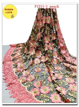 

Nigerian Tulle Lace Fabrics African French Lace Fabric High Quality 2019