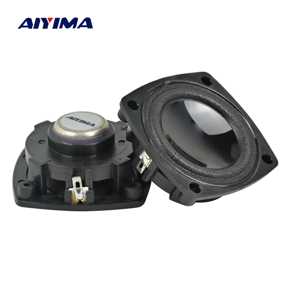 

AIYIMA 2Pcs Neodymium Full Frequency Speaker 1.5inch 4ohm 5W Loudspeaker Loudspeaker for Car Stereo Home Theater Audio Speakers