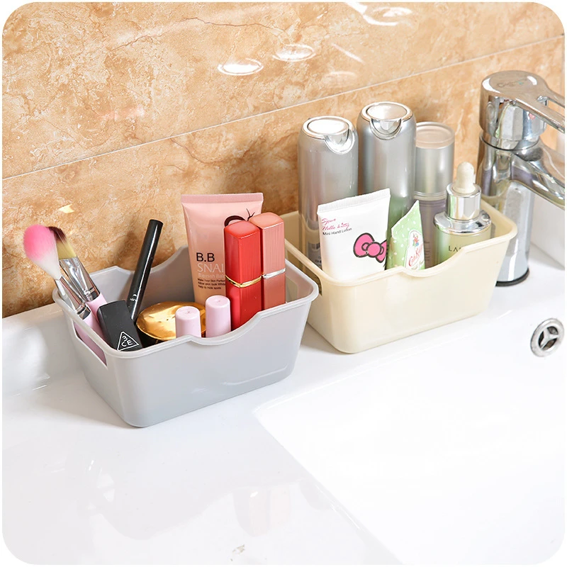 

Office desk plastic remote control receiver box E413 cosmetics skin care product dresser rectangular arrangement box