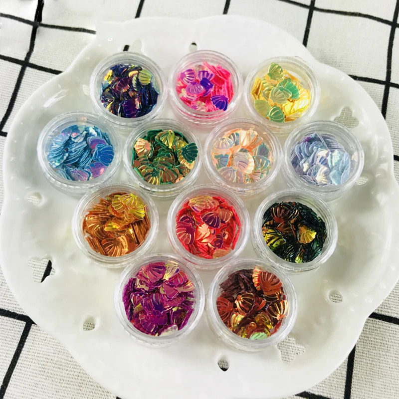 

Doreen Box Fashion PVC Resin Jewelry Tools DIY Making Craft Shell Colorful Fashion Sequin Equipments 30mm(1 1/8") Dia., 5 PCs