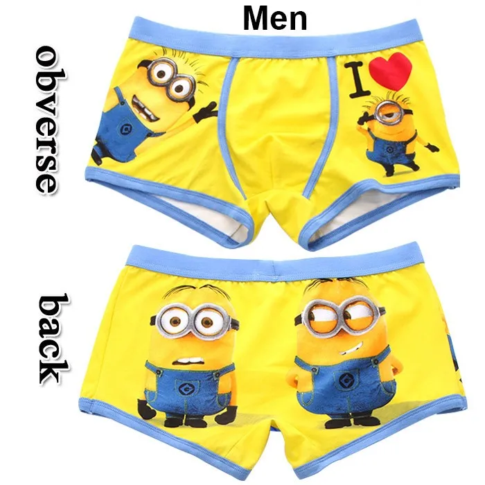 2016-Cartoon-Underwear-Men-Boxer-Shorts-Underpants-Sexy-Mens-Cotton-boxers-Couple-Panties-Cuecas-Calzoncillos-Printed