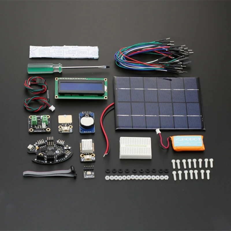 ShenzhenMaker магазин Метеостанция комплект с солнечной панелью