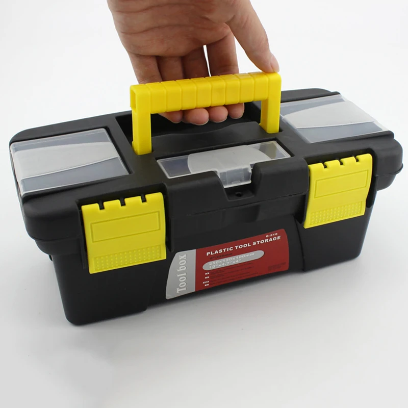 Portable Tool Box Home Car Storage Small Size Case For Tools Components Daily Necessities Woodworker Box Electrician Box