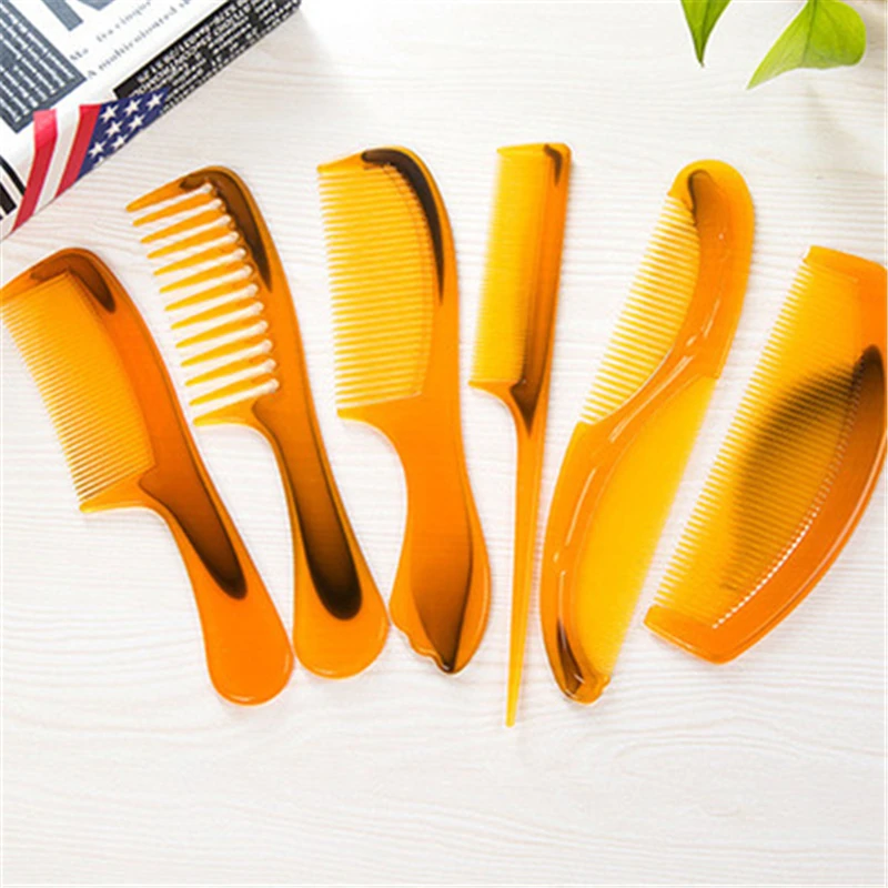 1193 wide tooth comb bending is not easy to break the hair comb hair comb teeth tendon plastic antistatic comb
