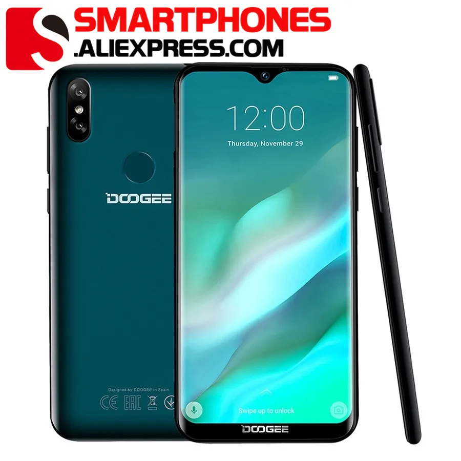 DOOGEE Y8 3 ГБ 32 мобильный телефон Android 9 0 6 1 &quotFHD экран капли воды 19:9 полный дисплей