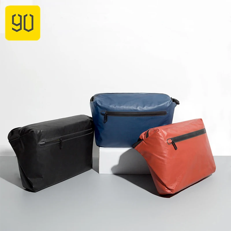

Xiaomi Ecological Chain 90Fun Messager Bag Large Capacity Fashion Waterproof Pocket Backpacks Warning Light Bar Postman Bag