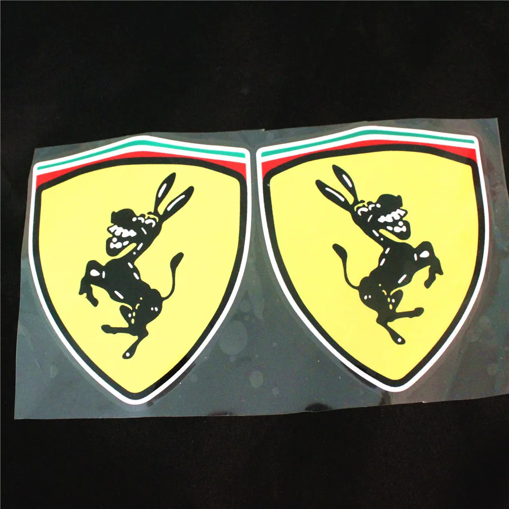 2pcs New Funny Car Window Bumper Body Donkey Sticker Decal Styling Accessories Fit For Ferrari Ford Mustang 2pcs New Funny Car Window Bumper Body Donkey Sticker Decal Styling Accessories Fit For Ferrari Ford Mustang