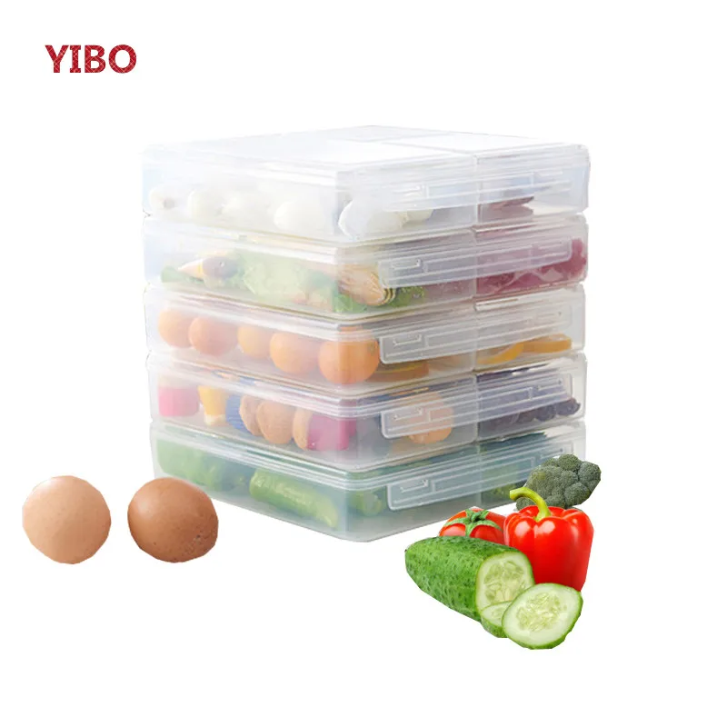 YIBO, кухонная коробка для хранения продуктов, холодильник, морозильная камера, коробка для хранения фруктов и овощей, микроволновая коробка для ланча, коробка для хранения продуктов