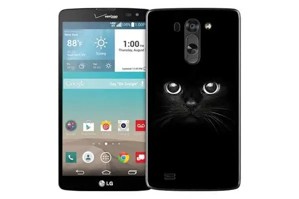 Ultrathin silicone strap for LG G Vista VS880 transparent