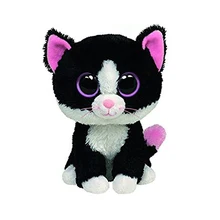 Ty Beanie Boos 6″ Pepper the Cat Beanie Baby Plush Stuffed Doll Toy Collectible Soft Toys Big Eyes Plush Toys