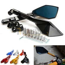 Italy Brand logo mark Motorcycle Rearview side Mirrors CNC Aluminum for Honda CB CBR 300 599 600 600F 1000 1000R 1100 650F