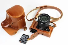 High-grade Retro Vintage PU Leather Camera Case Bag For Fujifilm FUJI XT10/XT20 X-T10 X-T20 16-50MM With Bottom Battery Opening