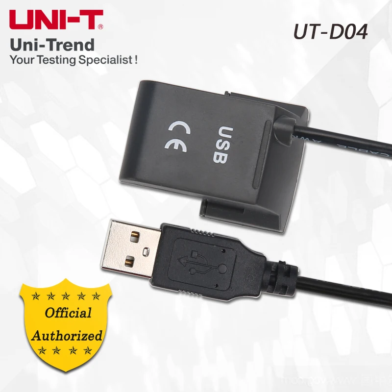 

UNI-T UT-D04 USB data cable; USB interface, one-way transmission, for UT71 series, UT230 series