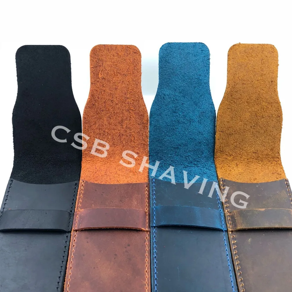 CSB натуральная кожа сумка коровья кожа бритва сумка для бритвы влажное бритье Парикмахерская Инструменты для путешествий