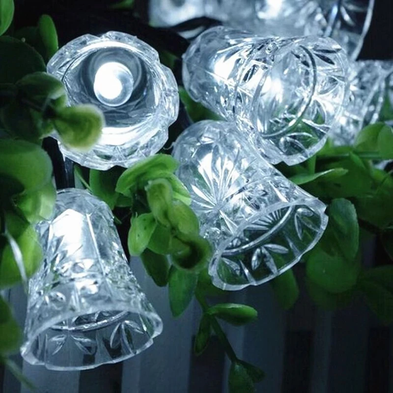 AC220V-5M-28-LED-Small-Bell-string-fairy-lights-christmas-tree-decorations-for-home-outdoor-wedding (2) - 