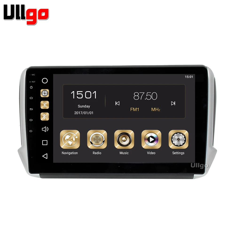 

Octa Core Android 8.0 Car DVD GPS for Peugeot 208 2008 Autoradio GPS Car Head Unit with 4G RAM+32G ROM with Mirror-link Wifi RDS