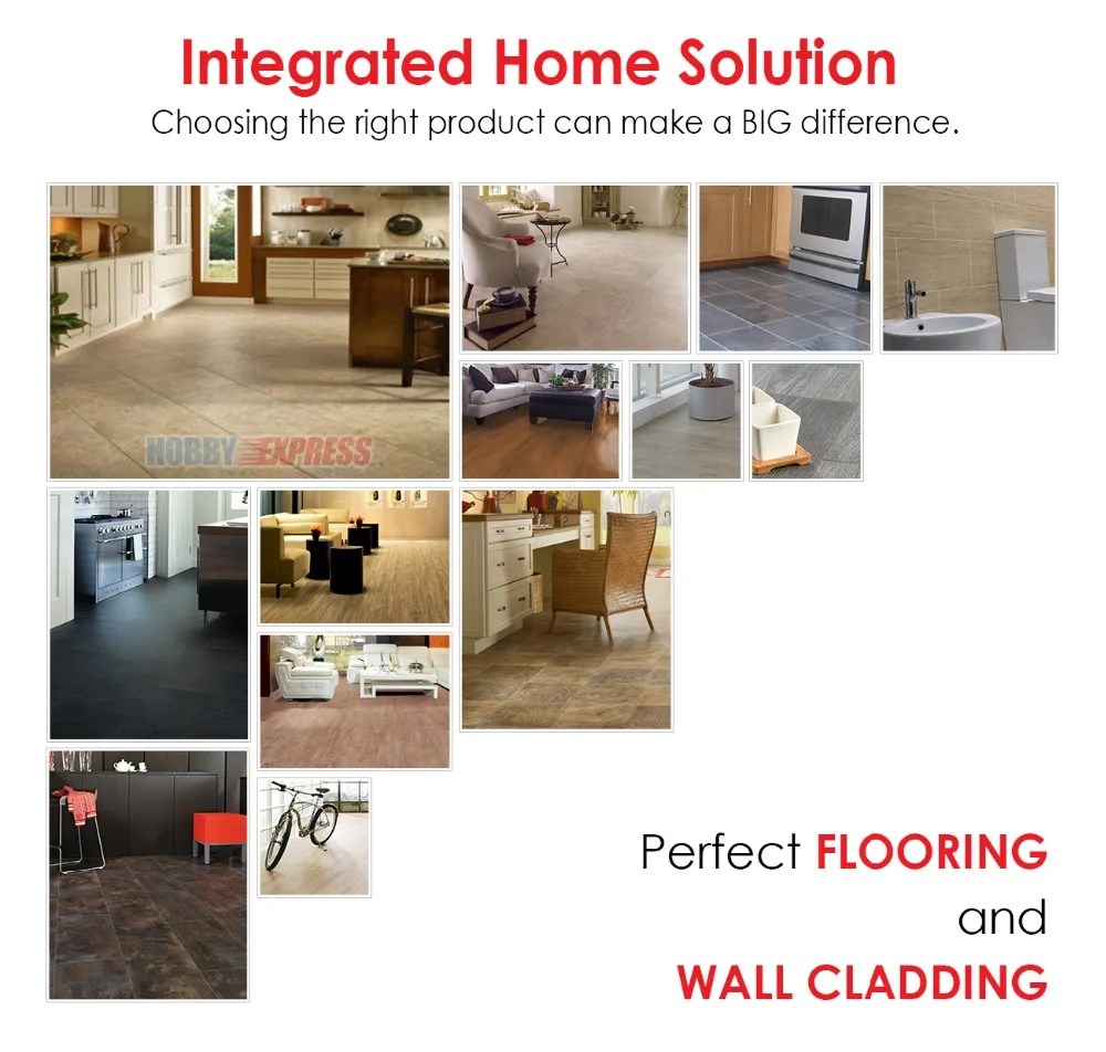 Arrowzoom PVC Vinyl Flooring Tiles Self-Adhesive DIY Home Decor Living Room Bathroom Kitchen Wall Floor Sticker 30*30 cm KK1175