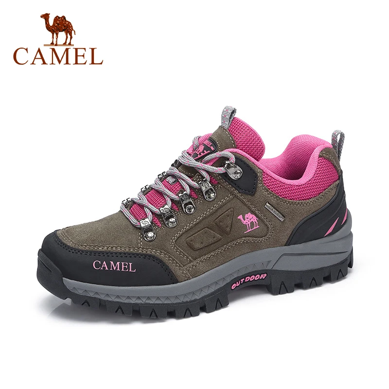 CAMEL Women Outdoor Hiking Shoes Anti Slip Durable Breathable Trekking Shoes High Quality 