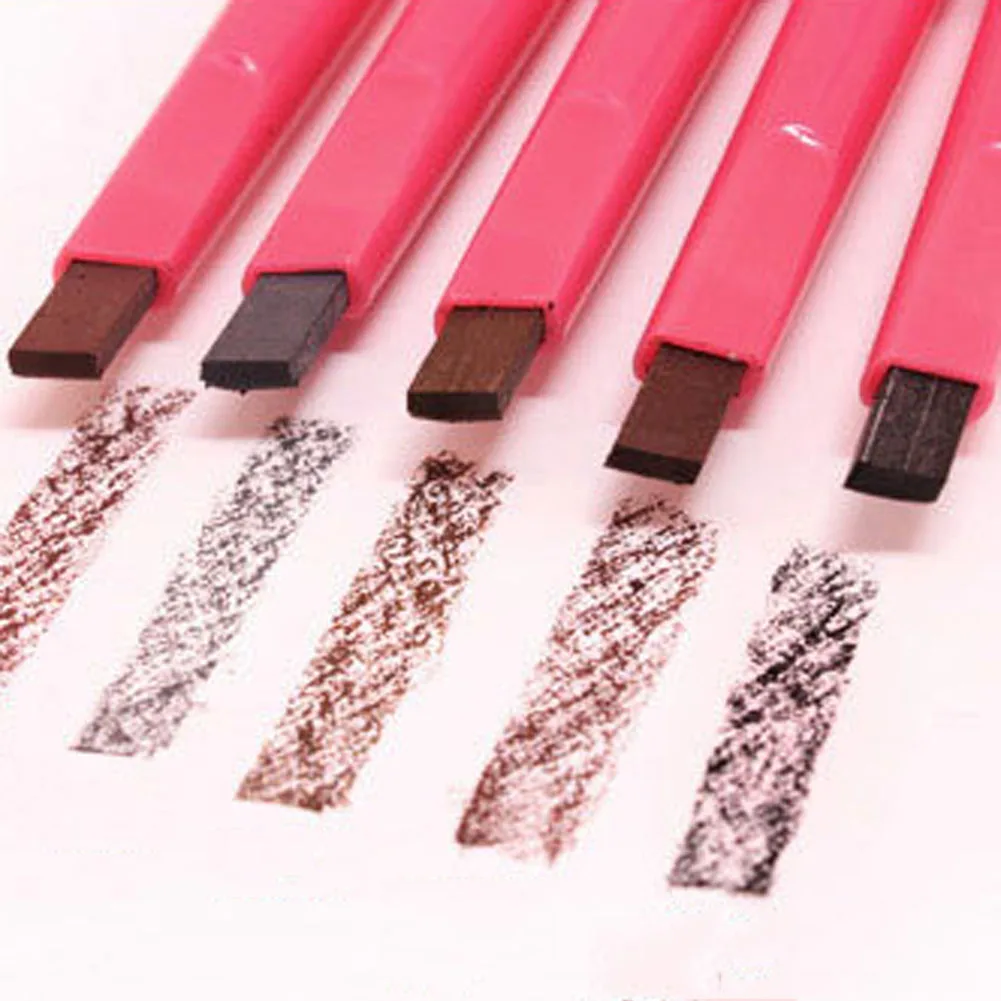 

1 pcs Makeup Eyebrow Enhancer Permanent Waterproof Brown Eyebrow Pencil Eye Brow Liner Pen Powder Shaper Makeup Tool 5 Colors