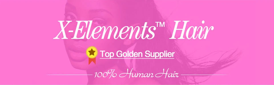 X-Elements Hair 100 Human Hair 3 Bundles Straight Brazilian Hair Weave Bundles Natural Color 8-26 Hair Extensions Non-Remy (1)