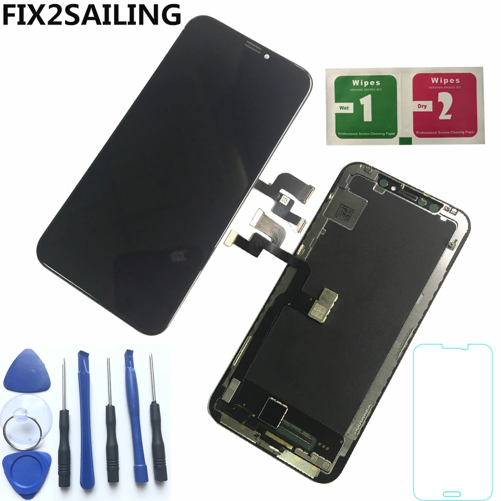 

5.8 inch For iPhone X NEW 1:1 Perfectly New LCD Display Touch Screen Digitizer Assembly Replacement