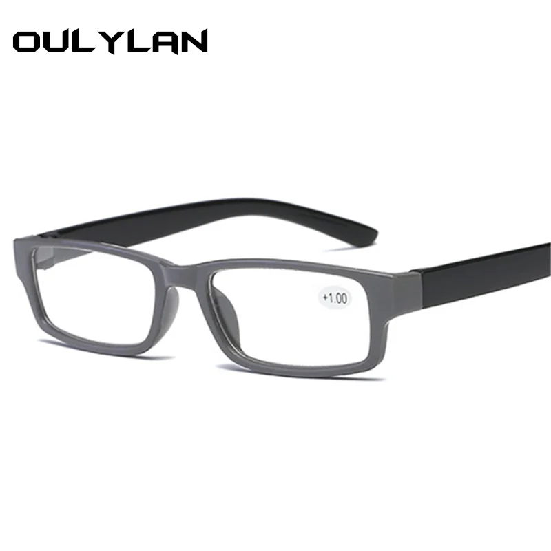 Oulylan TR90 очки для чтения для мужчин и женщин, антиусталость, очки по рецепту, винтажные очки, дипотер+ 1,0 1,5 2,0 2,5 3,0 3,5