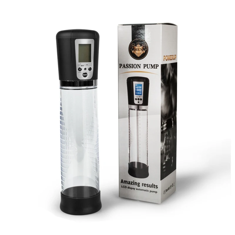

Electric Penes Vacuum Pump USB Rechargeable Automatic Male Enlarger LCD Screen Penes Enhancement Extender Delaying Exerciser