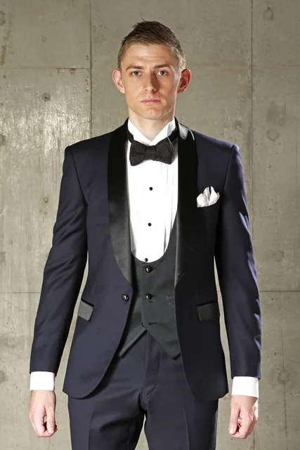 Пользовательские Homme обтягивающие Формальные Свадебные костюмы для мужчин на заказ мужские костюмы с брюками мужские костюмы Slim Fit Tuxedo - Цвет: as picture
