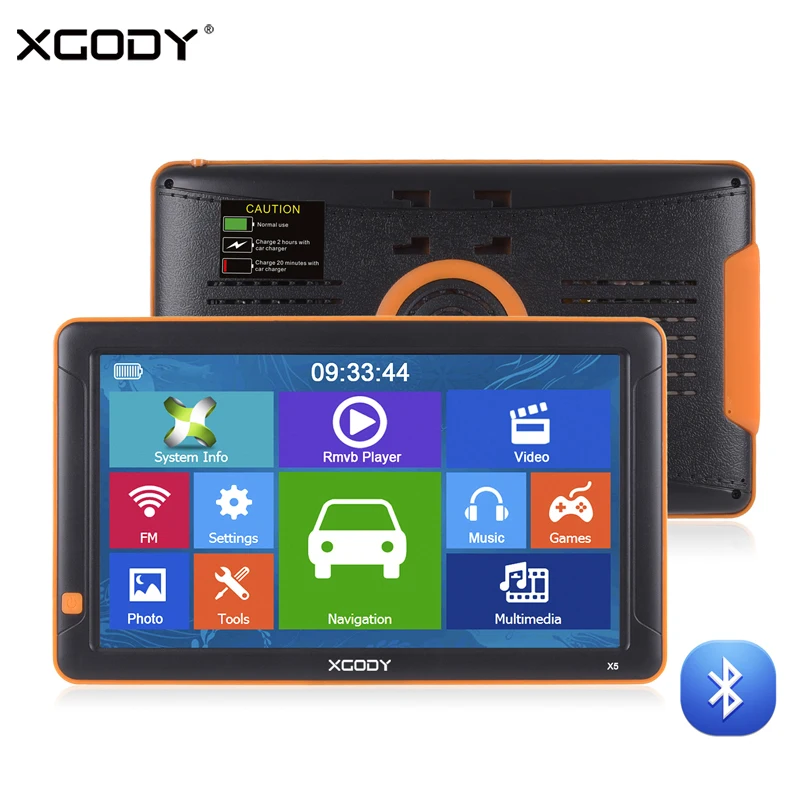 XGODY 9 Inch Car GPS Navigation Bluetooth AVIN FM 8GB Rear View font b Camera b